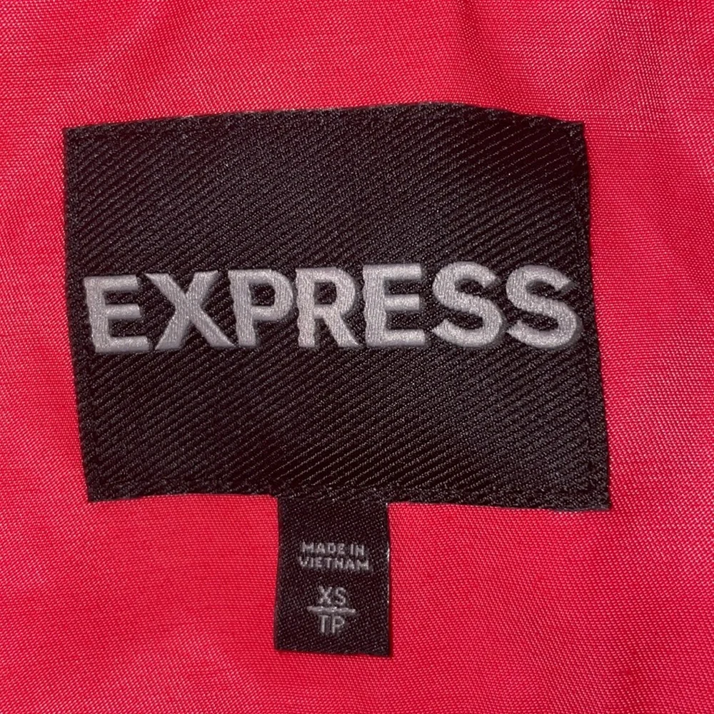 Express Belted Coral Trench Coat XS